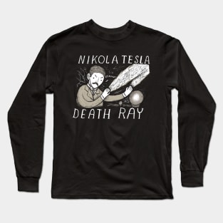 nikola tesla death ray Long Sleeve T-Shirt